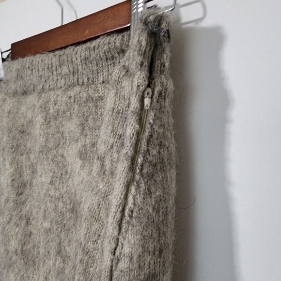 Vintage Lined Iceland Mountain sheep's 100% wool maxi skirt - Picture 5 of 10